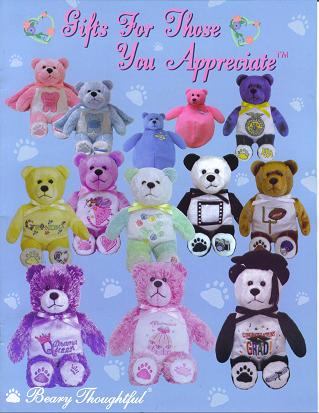 Beary Thoughtful bears for all occassions