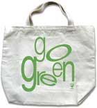 Go Green Environementally Friendly products cloth bags, etc..